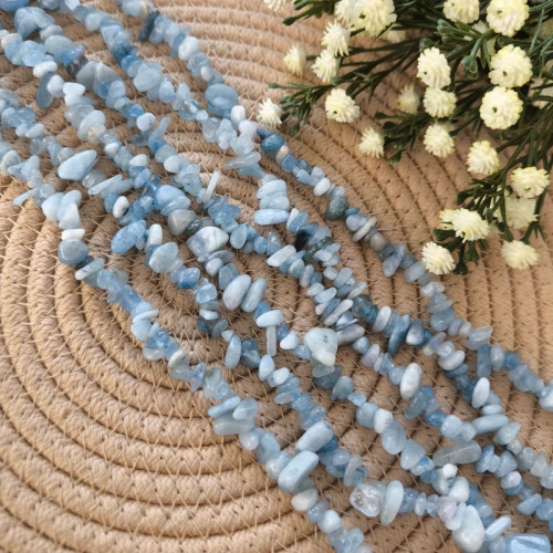 سنگ شکسته (راف) آکوامارین