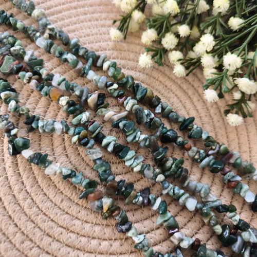 سنگ شکسته (راف)عقیق خزه ای