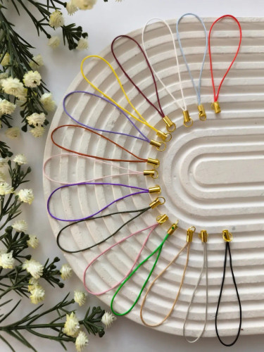 بند موبایل (فلش) با سربند طلایی(فروش بصورت بسته ۵۰ عددی)