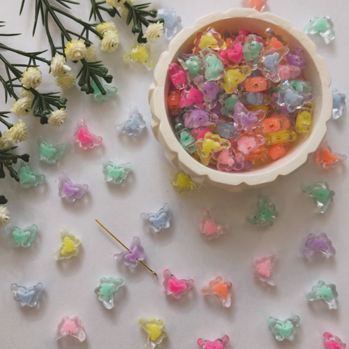 مهره پاستیلی بین کار طرح پروانه (فروش بصورت بسته ۳۸ عددی)